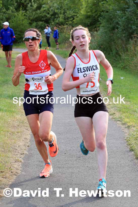 Womens 2022 Sunderland 5k Road Races, Silksworth, Sunderland, Thursday, july 21st, Photo: David T. Hewitson/Sports for All Pics
